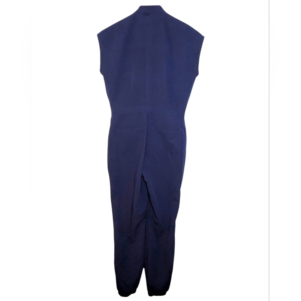Figs Women's Navy Jumpsuit with Contrast Tie - Picture 16 of 16